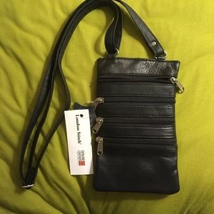 Black small crossbody purse
